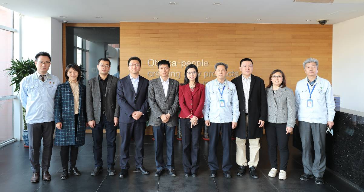 天津醫(yī)藥集團(tuán)董事長陳津竹一行蒞臨中國大冢調(diào)研指導(dǎo)